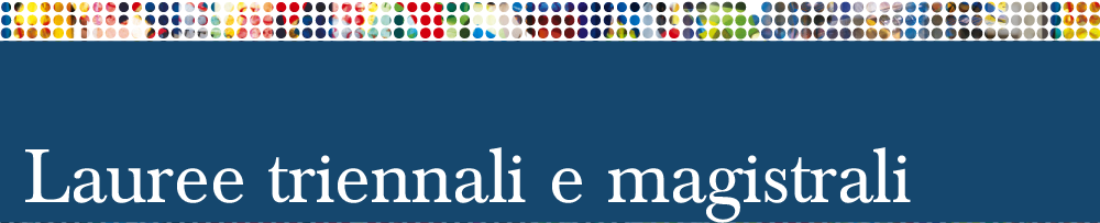 lauree triennali e magistrali