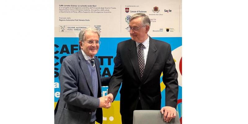 Romano Prodi e Danilo Turk