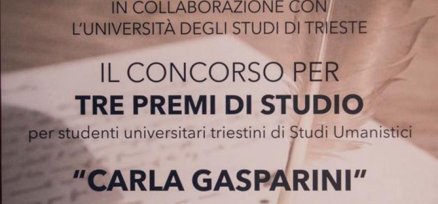 Presentati in Municipio i Premi di Studio “Carla Gasparini”-Bando Gasparini-