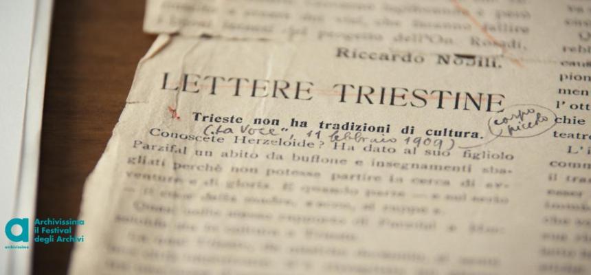 L’Archivio degli Scrittori partecipa alla Notte degli Archivi 2021-Archivissima-