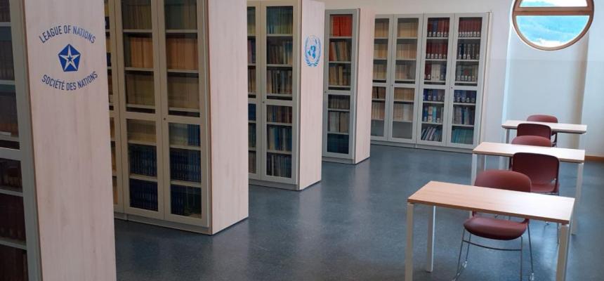 La biblioteca della Sede di Gorizia riconosciuta  come Biblioteca depositaria delle Nazioni Unite-Biblio GO img2-