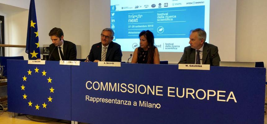 Presentata 'Trieste Next 2019' in conferenza stampa a Milano-Presentata Trieste Next 2019 in conferenza stampa a Milano-