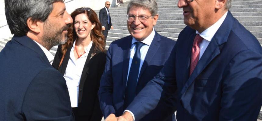 Momenti della Lectio Magistralis del Presidente On.le Roberto Fico-Fico-