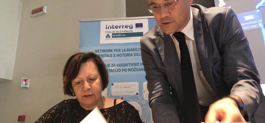 Concluso “MEMORI-net”, progetto Interreg per riabilitazione dell’Ictus-firmamemorinet-