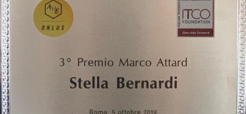Alla Dott.ssa Stella Bernardi il premio Marco Attard 2019-Premio Attard 2019-
