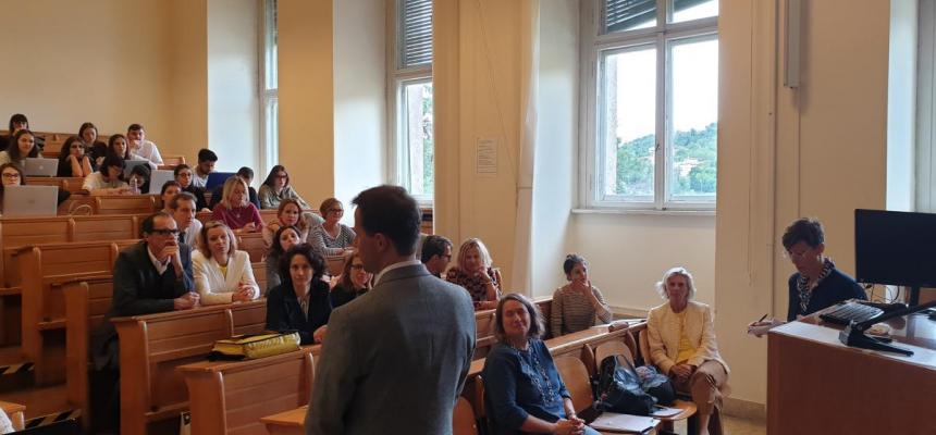 Delegazione di giudici austriaci in visita a UniTs-Giudici-