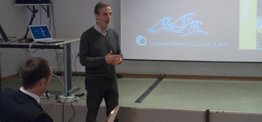 I direttori di CNR/INSEAN e CNR/ISSIA in visita all’Università di Trieste-Immagine-