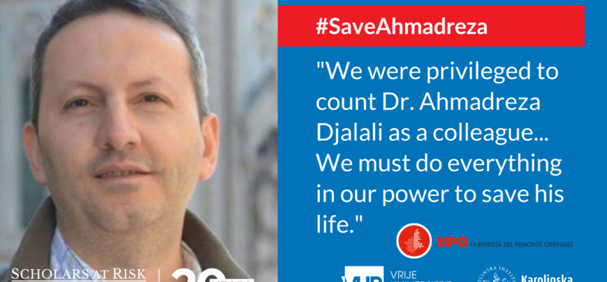 Appello per la liberazione del Dr Ahmadreza Djalali detenuto in Iran-Dr Ahmadreza Djalali img-