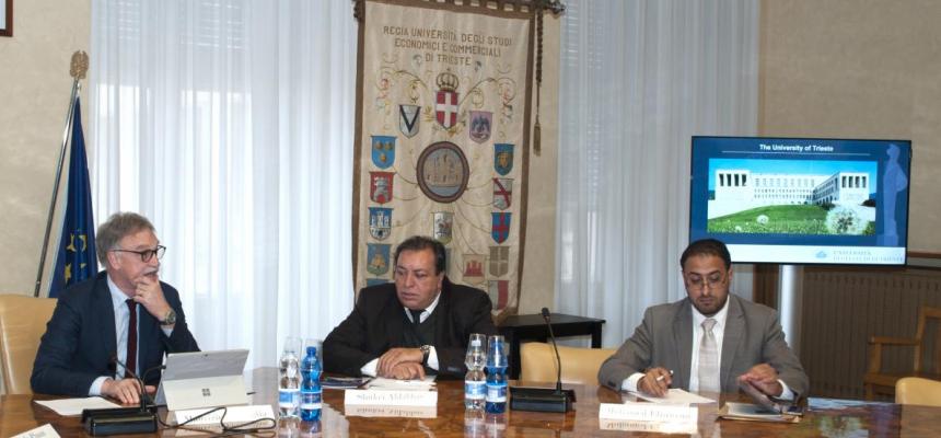 Ricevuta dal Rettore una delegazione dell'università libica Elmergib di Homs-Libia 4-