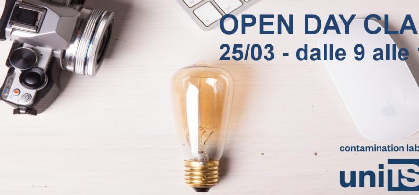 Open day Contamination Lab (CLab) UniTS-Open day 2019-