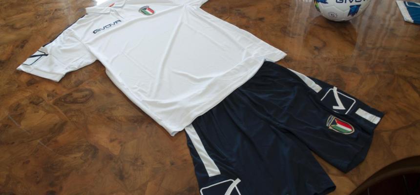 Cerimonia di donazione della maglia della Nazionale Italiana Sicurezza sul Lavoro Safetyplayers al Magnifico Rettore-Maglia 4-