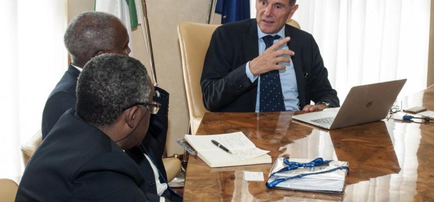 Il Pro Rettore ha ricevuto il Dr Murigande, ambasciatore del Ruanda -Ruanda-