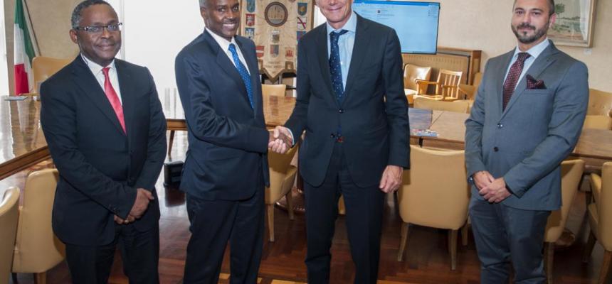 Il Pro Rettore ha ricevuto il Dr Murigande, ambasciatore del Ruanda -Ruanda-