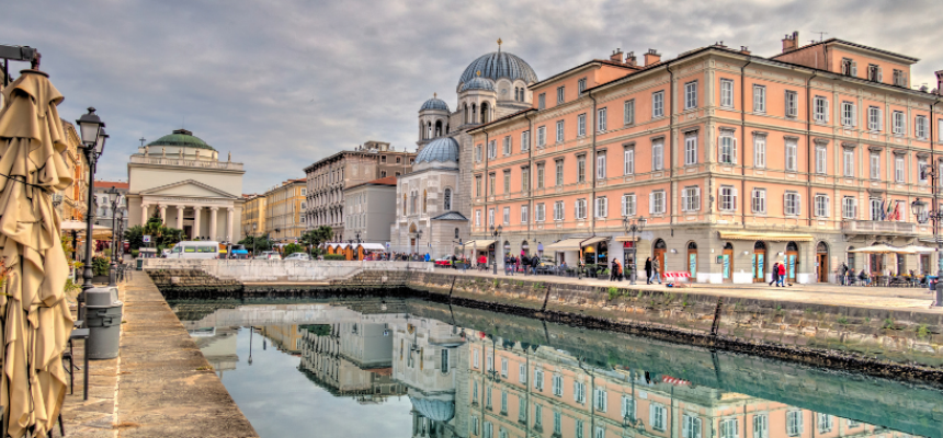 Canale Ponterosso in Trieste