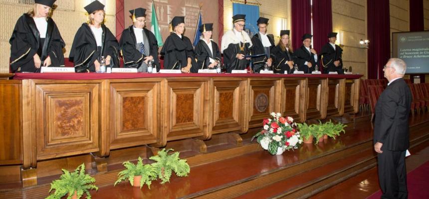 Laurea HC al Prof. Ackerman. Momenti della Cerimonia e gli interventi-proclamazione-