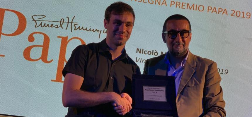 Il Premio "Papa Hemingway"2019 a uno studente del SID di Gorizia-Nicolò Miotto e Roberto Vitale-Nicolò Miotto e Roberto Vitale