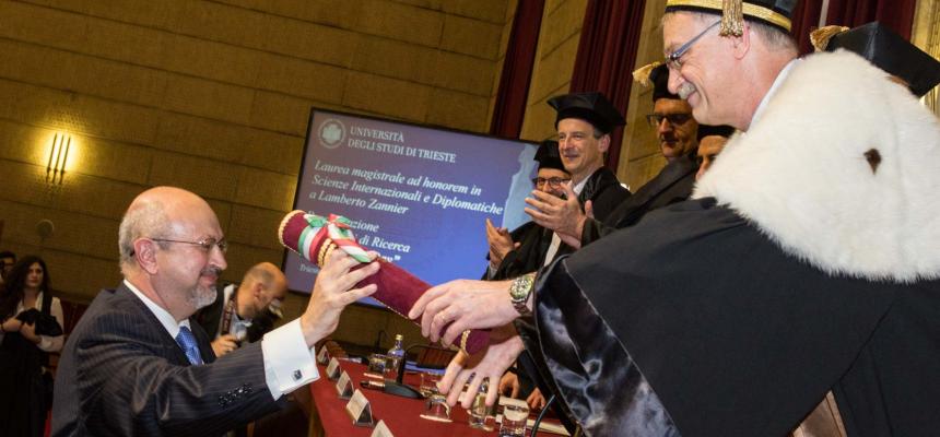 Laurea Magistrale ad honorem a Lamberto Zannier -Immagine-