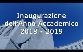 Embedded thumbnail for Inaugurazione dell’Anno Accademico 2018/2019 - L&amp;#039;intera cerimonia