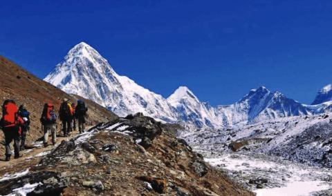 Sismologia e tettonica dell'Himalaya-montagna nepal-