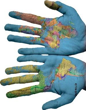 Sicurezza all'estero-mani geografiche-