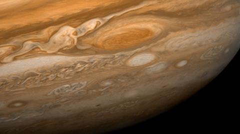 PhD Top Stories: "Problemi multi-scala in fluidodinamica"-phd stories-Great Red Spot su Giove osservato da Voyager 1 nel 1979