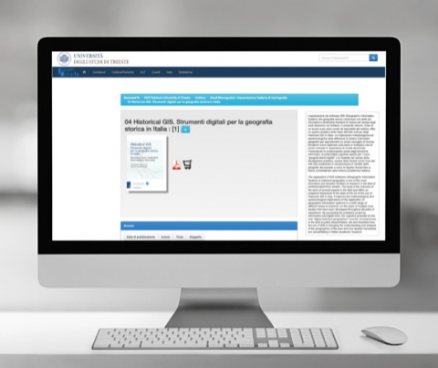 Pubblicato il volume EUT “Historical GIS. Strumenti digitali per la geografia storica in Italia”-Geografia EUT image-