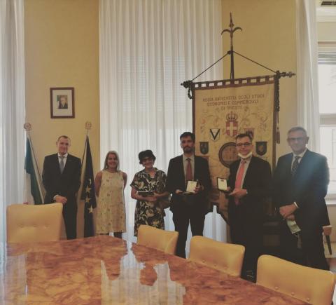 Ricevuto in rettorato l'Ambasciatore italiano a Zagabria-Ambasciatore-