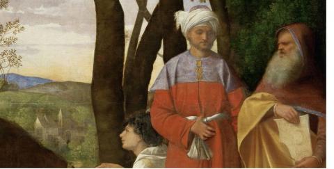 Pensieri migranti-Particolare de "I tre filosofi" di Giorgione, Kunsthistorisches Museum, Vienna-Particolare de "I tre filosofi" di Giorgione, Kunsthistorisches Museum, Vienna