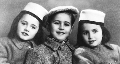 VI Convegno "Convivere con Auschwitz"-Sorelle Bucci-Le sorelle Bucci con il cugino Sergio