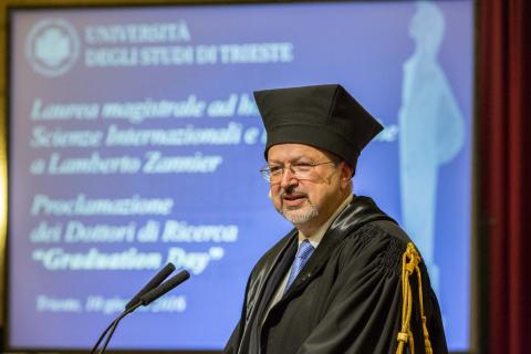 Laurea Magistrale ad honorem a Lamberto Zannier -Foto di Fabio Parenzan-Foto di Fabio Parenzan