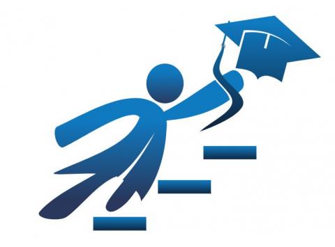 illustrazione studente stilizzato
