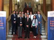 Studenti DiSPeS al vertice dei ministri esteri InCE-dispes con moavero-Al centro della foto il Ministro Enzo Moavero Milanesi