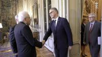 Il Rettore e le Istituzioni scientifiche regionali ricevuti dal Presidente Mattarella-Il Presidente Mattarella e il Rettore-