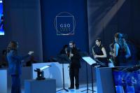 UniTS al G20 Scienza: online la playlist con i video dell'evento-G20 tartini-Un momento della dimostrazione: l'esibizione del Sax Quartet del Conservatorio Tartini di Trieste