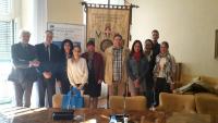 L'Università di Mostar in visita a UniTS-foto di gruppo dell'incontro-