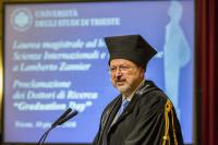 Laurea Magistrale ad honorem a Lamberto Zannier -Foto di Fabio Parenzan-Foto di Fabio Parenzan